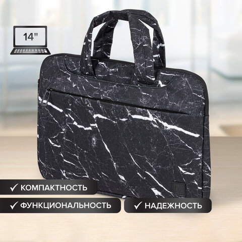 Сумка для ноутбука унисекс Brauberg Marble 14