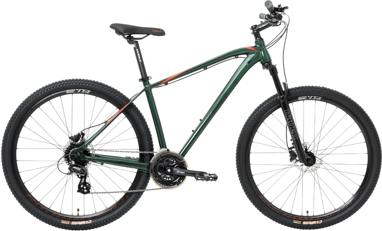 Велосипед Welt Raven 20 HD 29 2023 20 dark green 4059000₽