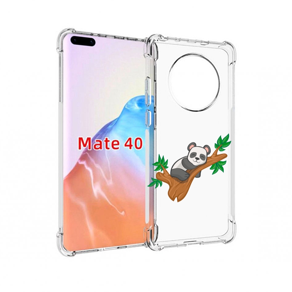 

Чехол MyPads Tocco для Huawei Mate 40 панда-на-деревце, Прозрачный, Tocco