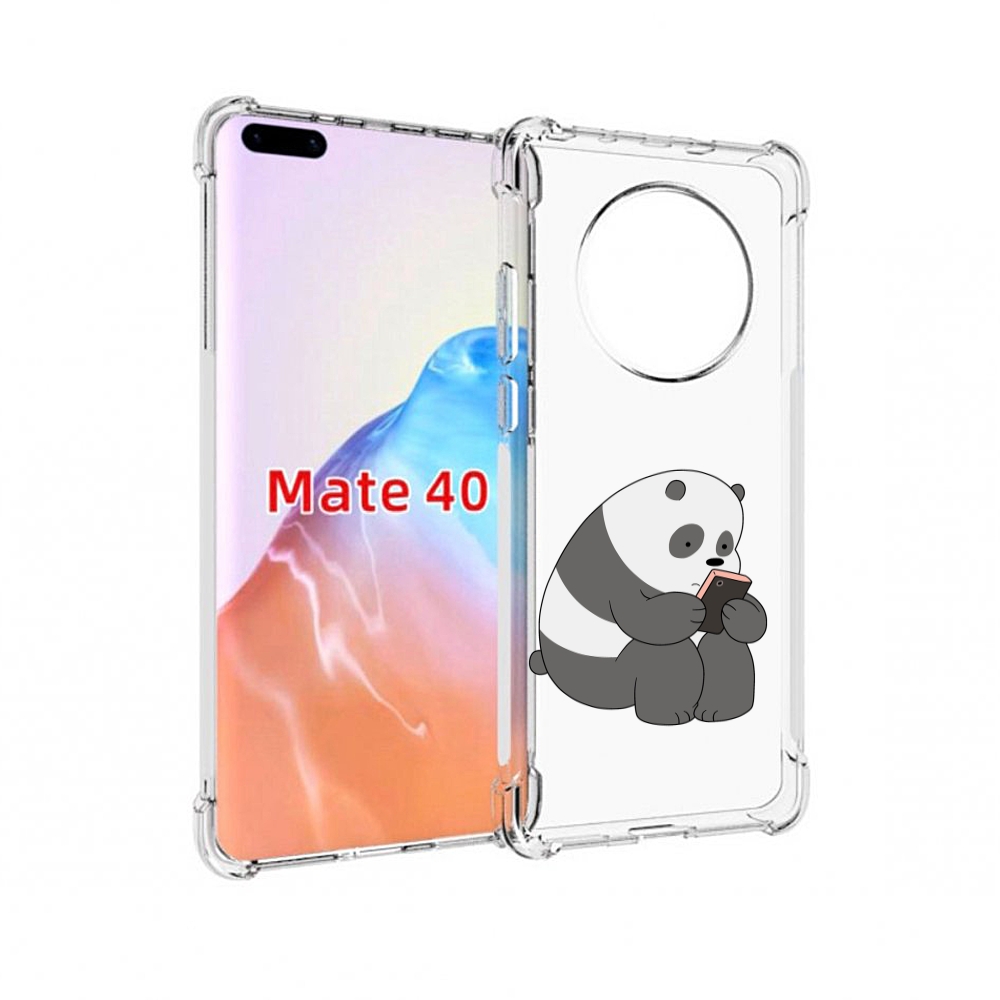 

Чехол MyPads Tocco для Huawei Mate 40 панда-в-телефоне, Прозрачный, Tocco