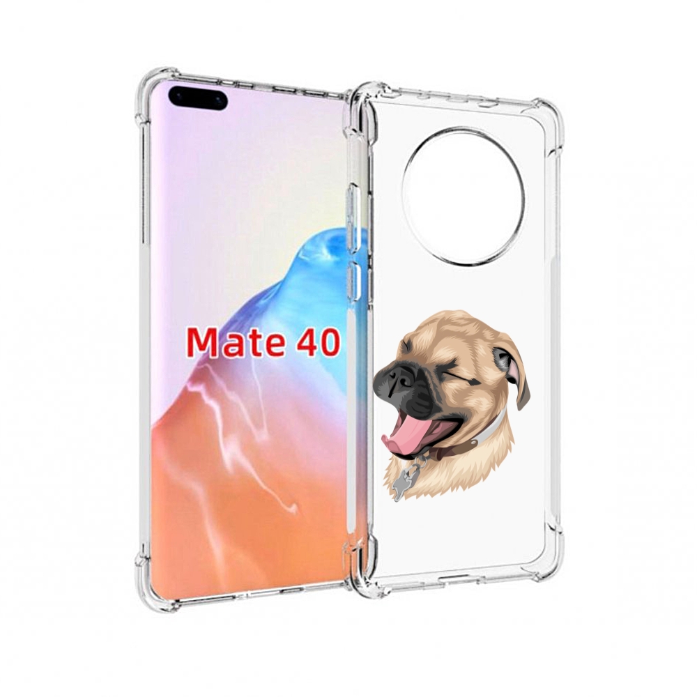 

Чехол MyPads Tocco для Huawei Mate 40 очень-довольная-собака, Прозрачный, Tocco