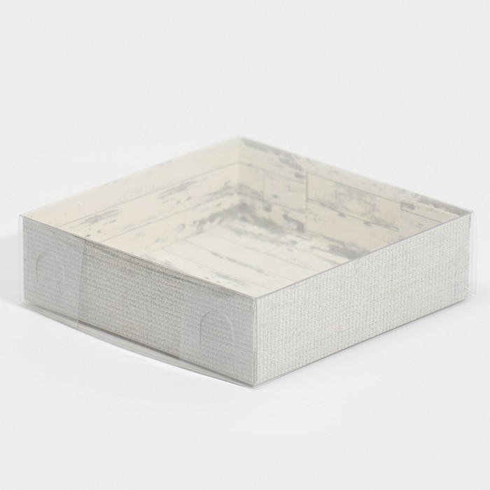 

Коробка для макарун с подложками Just for you, 12 х 12 × 3,5 см, Коллекция упаковки "Эко стиль"