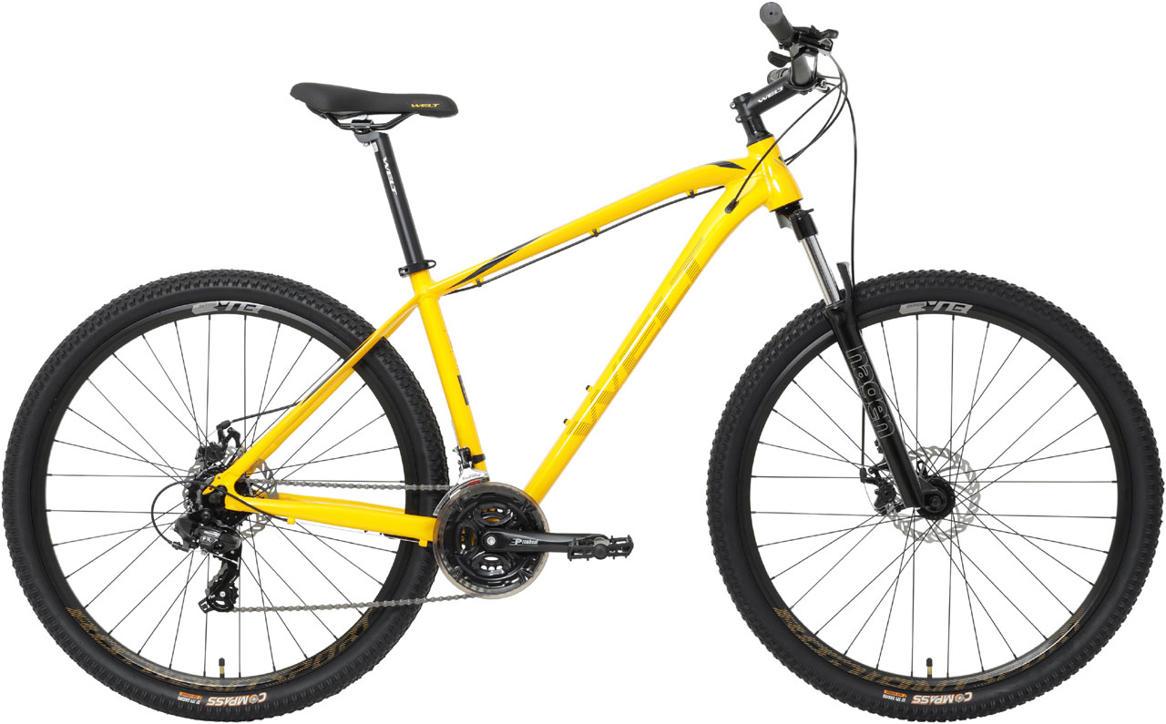 Велосипед Welt Raven 1.0 D 29 2023 18 dark yellow