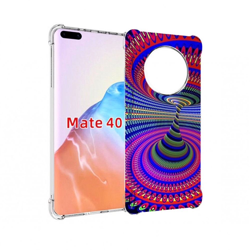 

Чехол MyPads Tocco для Huawei Mate 40 оптическая иллюзия, Прозрачный, Tocco