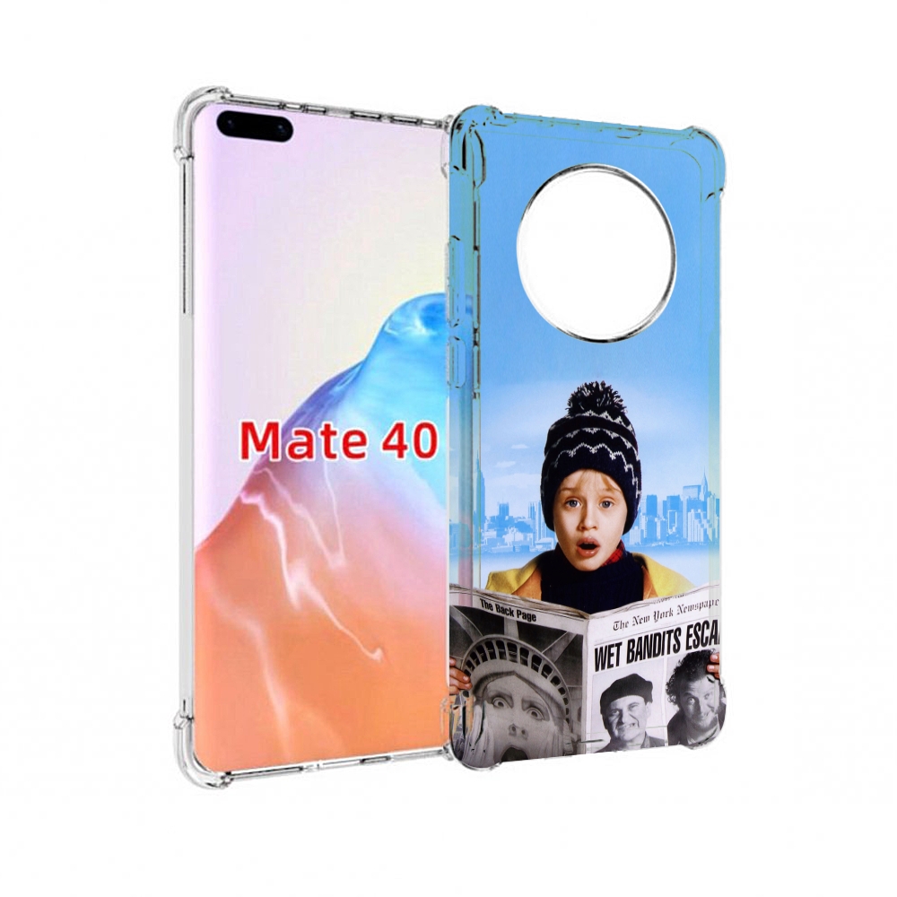 

Чехол MyPads Tocco для Huawei Mate 40 один-дома-детский, Прозрачный, Tocco