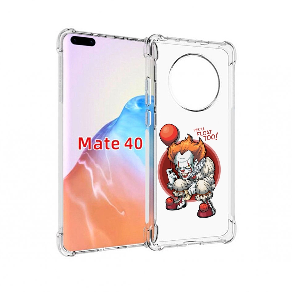 

Чехол MyPads Tocco для Huawei Mate 40 одетый-клоун, Прозрачный, Tocco
