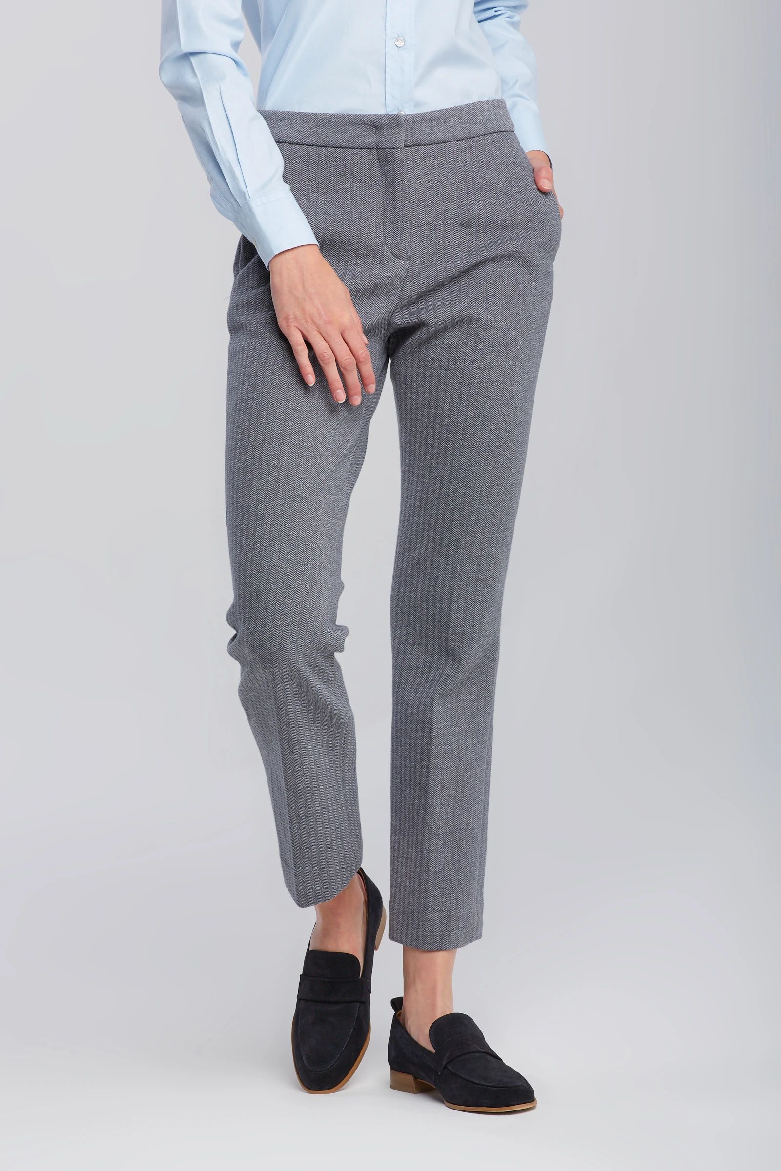 

Брюки женские GANT 4150143 серые 36 EU, Серый, 4150143
