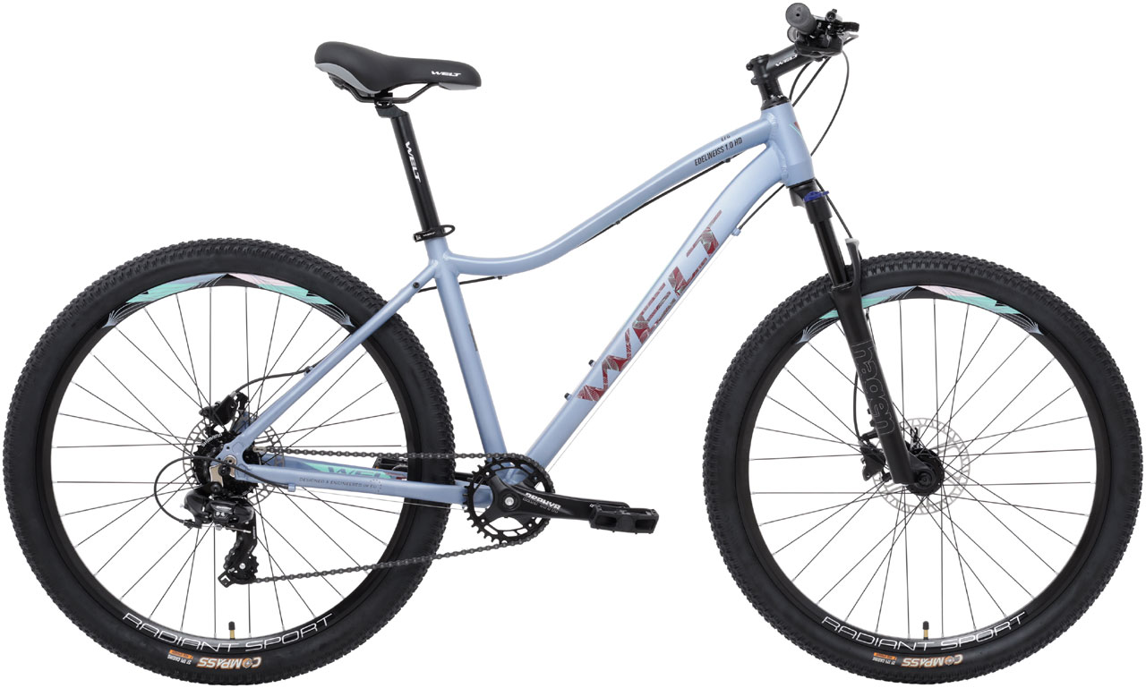 Велосипед Welt Edelweiss 10 HD 27 2023 155 denim blue 4999000₽