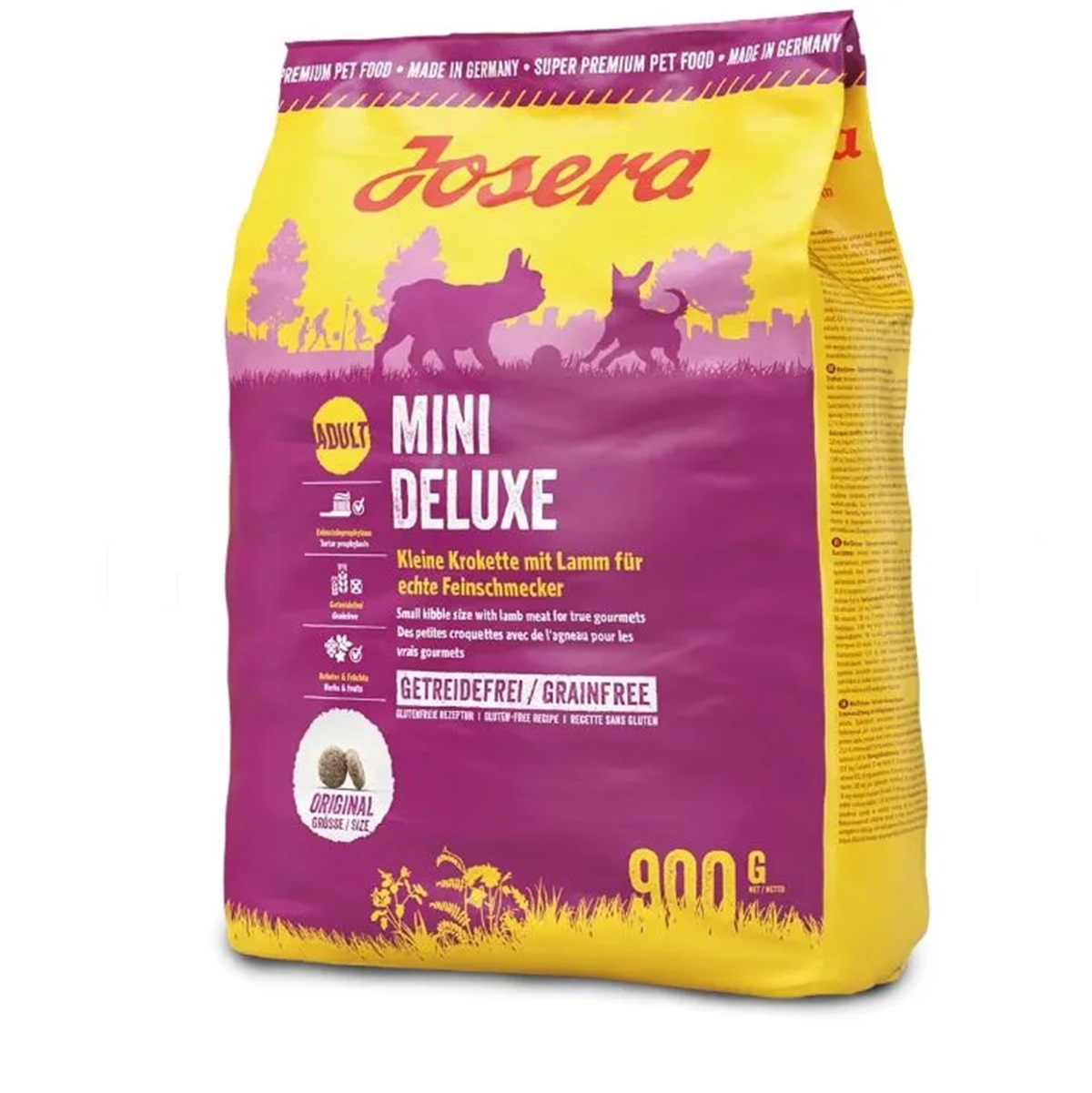 

Сухой корм для собак Josera Mini Deluxe, ягненок и картофель, 0,9 кг