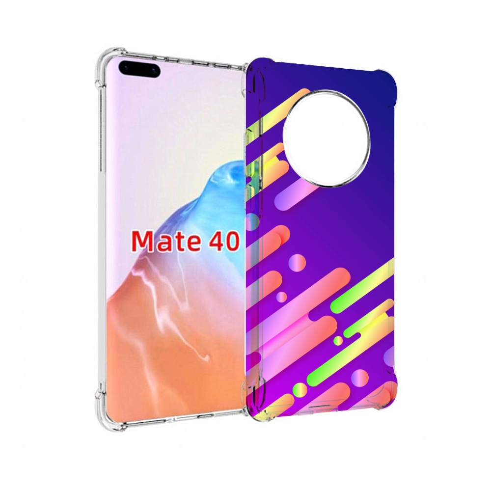 

Чехол MyPads Tocco для Huawei Mate 40 неоновый-фон, Прозрачный, Tocco