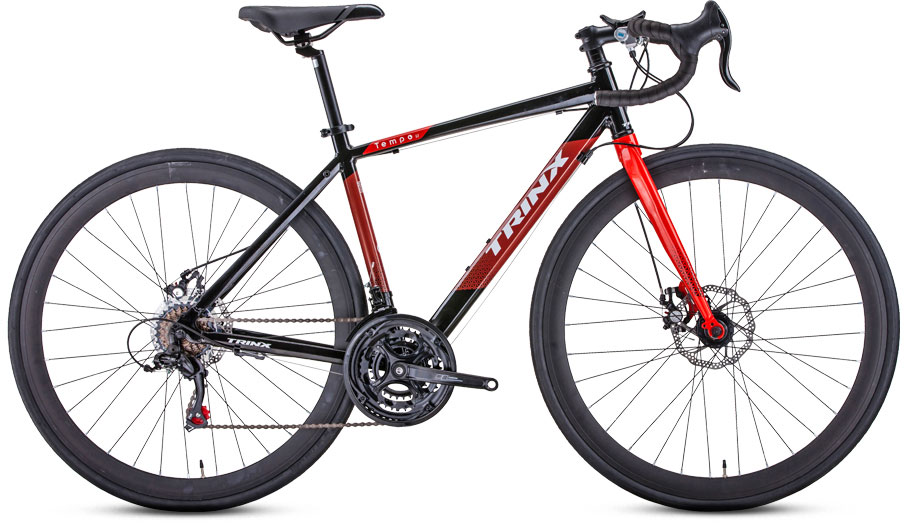 

Велосипед TRINX Tempo 1.1 700C 540 мм black/red/white