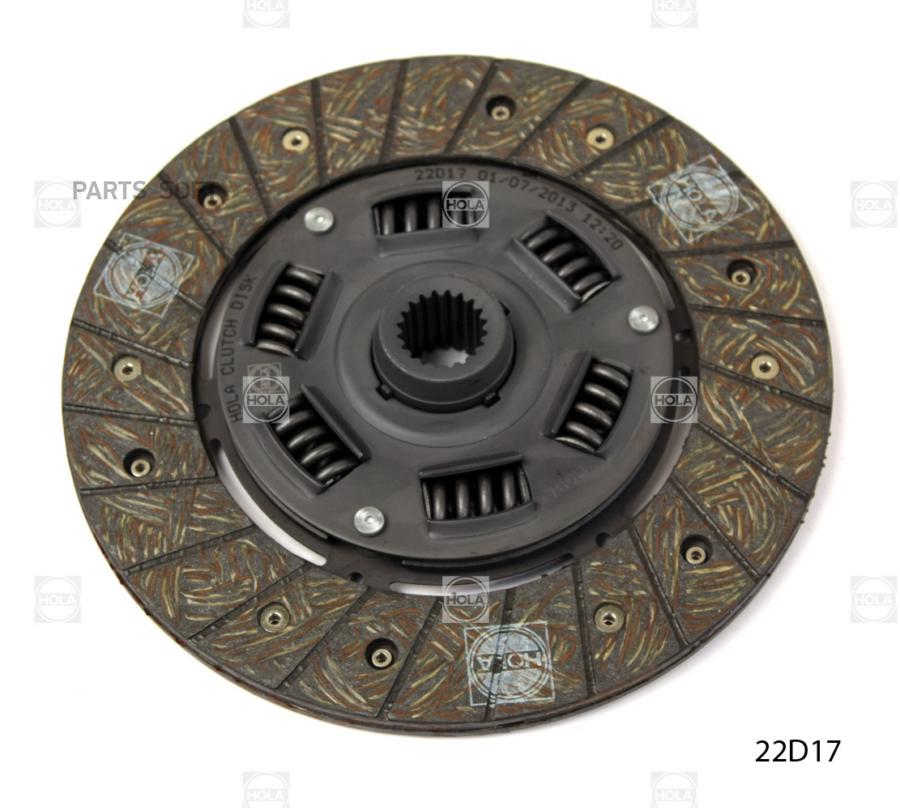 

Диск сцепления LADA 2106, 2107i, Niva 2121, 4x4 (21214) 1.6-1.7 HOLA 22D17