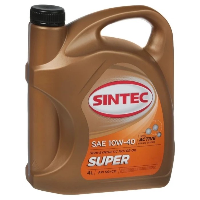 фото Sintoil масло sintec super 10w-40 п/с 4л