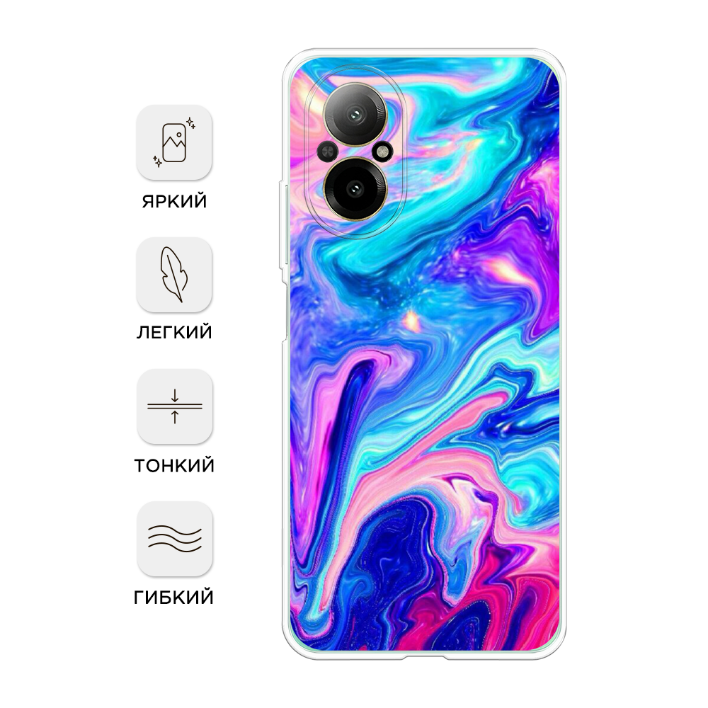 

Чехол Awog на Realme C67 4G "Потеки краски", Розовый, 2515750-1