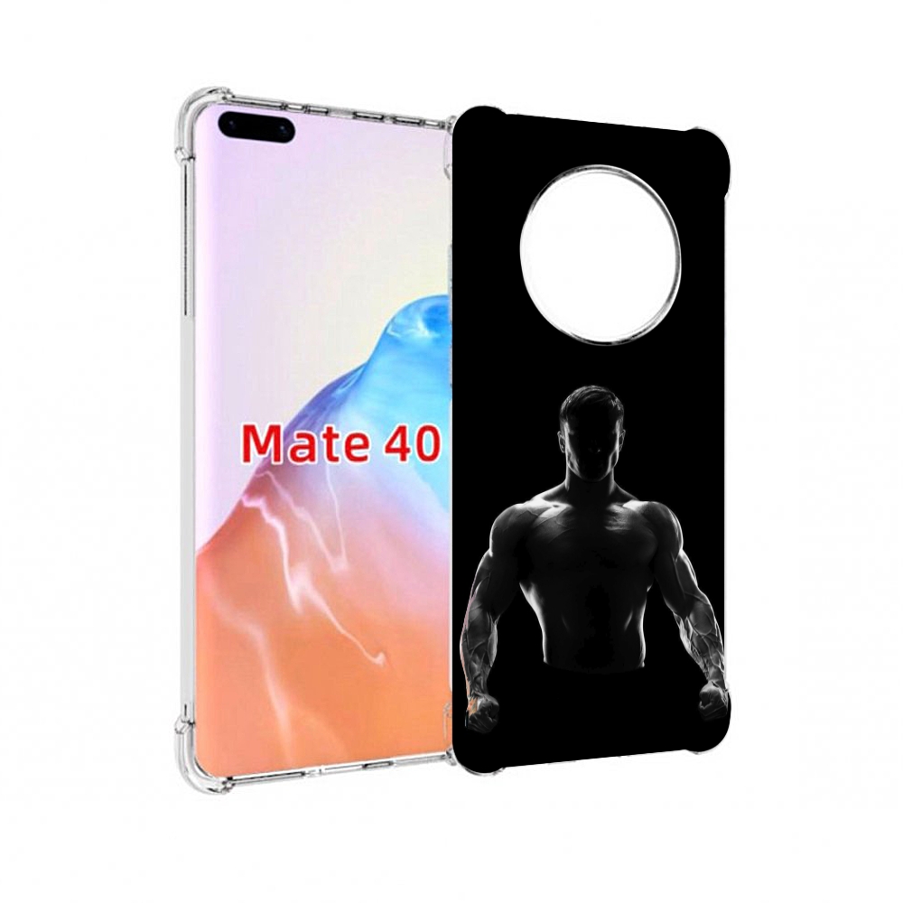 

Чехол MyPads Tocco для Huawei Mate 40 накаченный мужчина в тени мужской, Прозрачный, Tocco