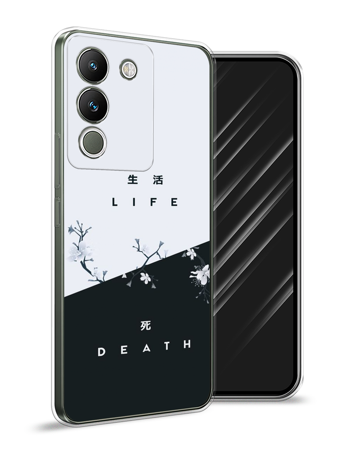 

Чехол Awog на Vivo V29e 5G "Life and death", Черный;серый, 269650-1