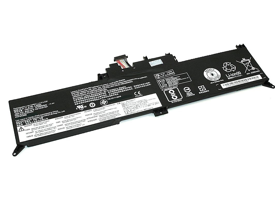 

Аккумуляторная батарея для ноутбука Lenovo ThinkPad Yoga 370 (01AV433) 15,28V