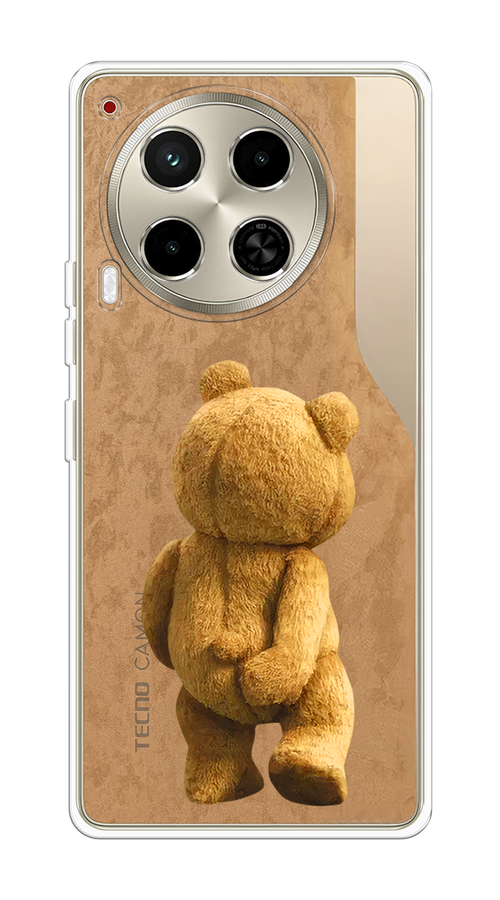

Чехол на Tecno Camon 30 4G "Медвежья спина", Коричневый;прозрачный, 305650-1