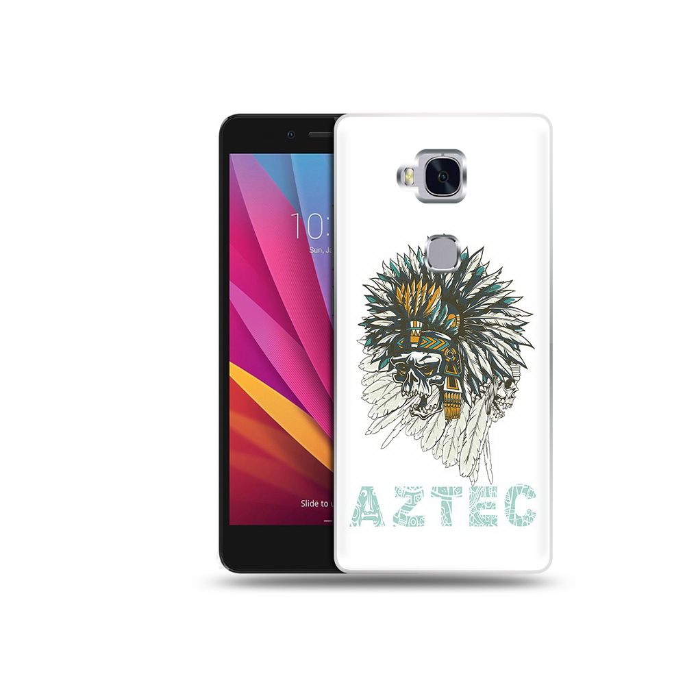 

Чехол MyPads Tocco для Honor 5X скелет индеец (PT24996.45.602), Прозрачный, Tocco