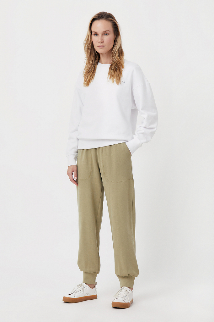 

Спортивные брюки женские Finn Flare FAB110178 бежевые XS, FAB110178