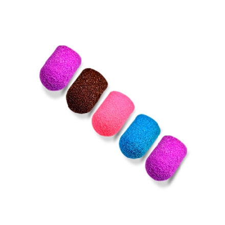 

Колпачки песочные, Patrisa Nail, 10 мм, 120 грит, цветные