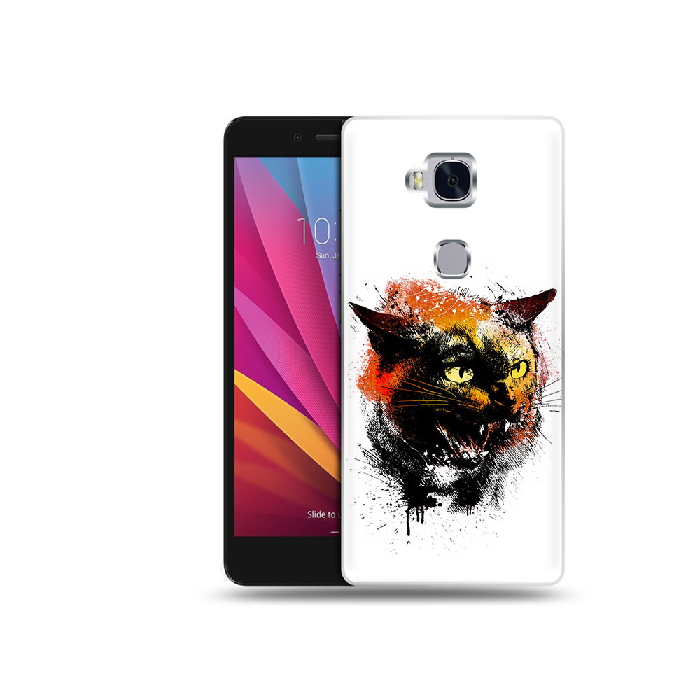 

Чехол MyPads Tocco для Honor 5X сиамский кот (PT24996.45.598), Прозрачный, Tocco