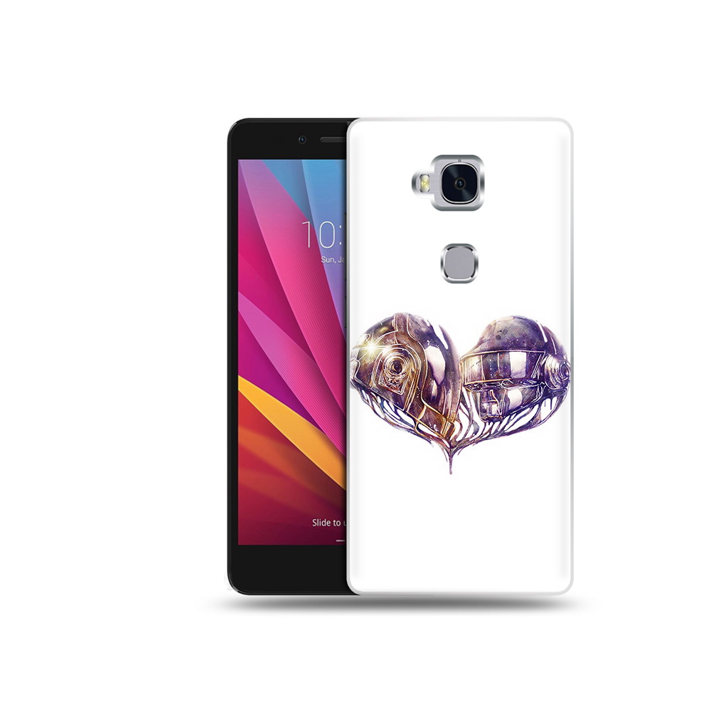 

Чехол MyPads Tocco для Honor 5X сердце абстракция (PT24996.45.596), Прозрачный, Tocco
