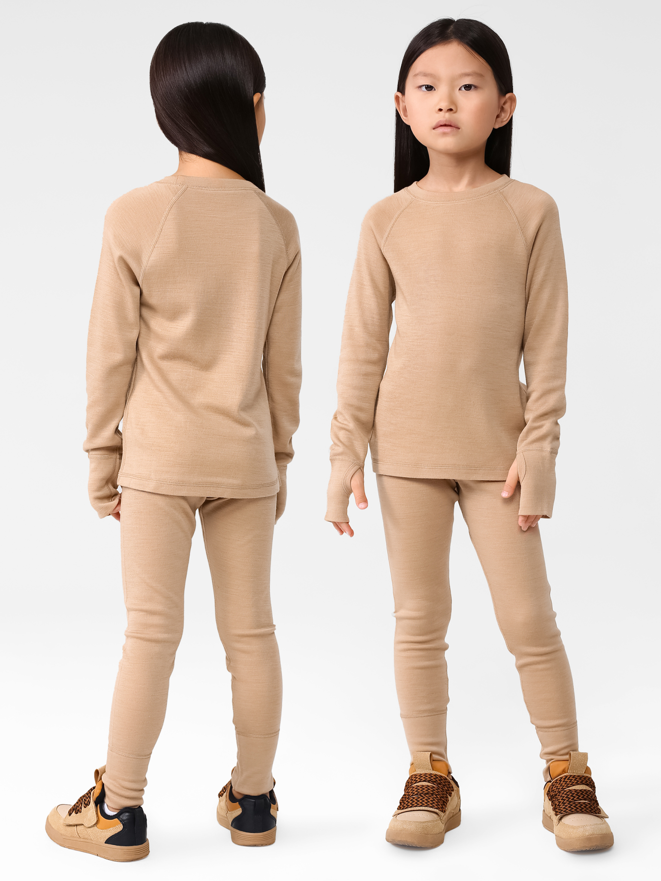 Термобелье детское комплект Happy Baby 89126, beige, 98