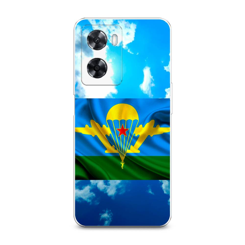 

Чехол Awog на Oppo A77 4G / Оппо А77 4G "ВДВ флаг в небесах", Синий;зеленый;желтый, 2511550-5