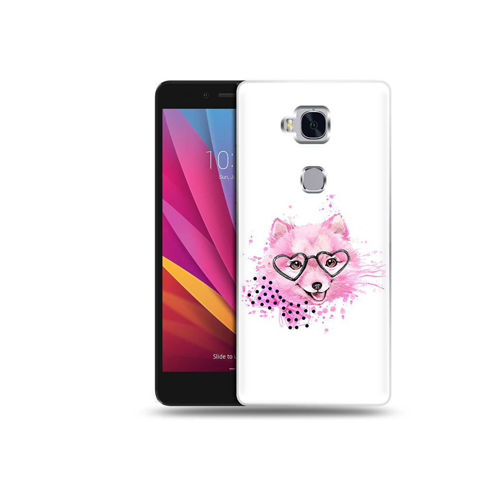 

Чехол MyPads Tocco для Honor 5X розовый волченок (PT24996.45.585), Прозрачный, Tocco