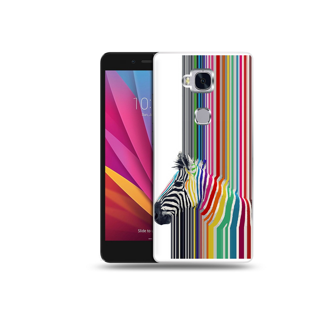 

Чехол MyPads Tocco для Honor 5X радужная зебра (PT24996.45.565), Прозрачный, Tocco