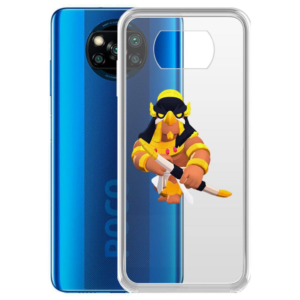 

Чехол-накладка Brawl Stars-Бо Хорус для Poco X3 NFC