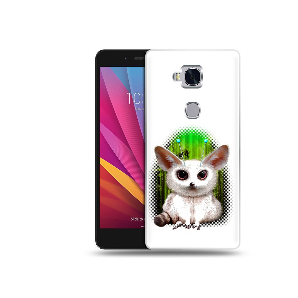 

Чехол MyPads Tocco для Honor 5X пушистое животное (PT24996.45.560), Прозрачный, Tocco