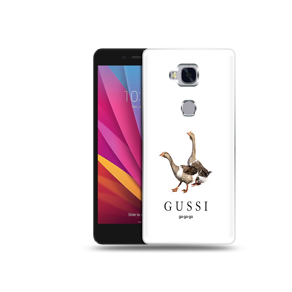 

Чехол MyPads Tocco для Honor 5X Гусси бренд (PT24996.45.56), Прозрачный, Tocco