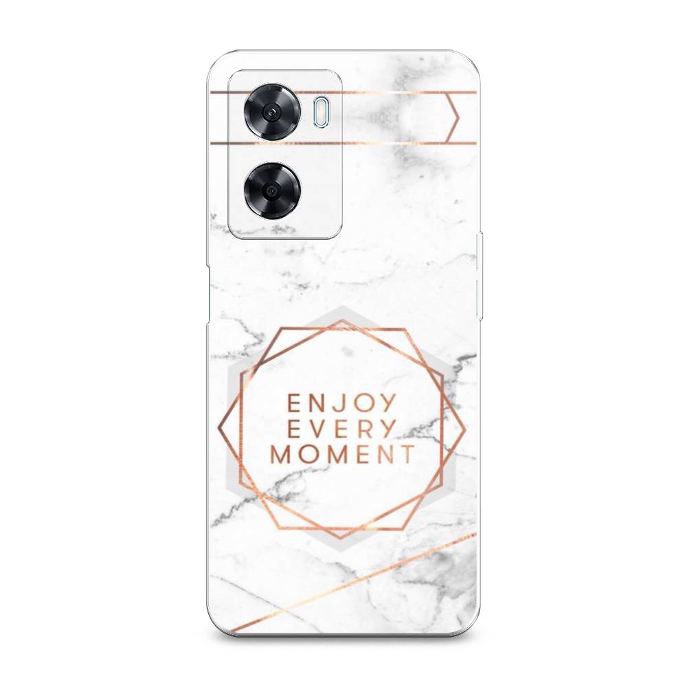 

Чехол Awog на Oppo A77 4G / Оппо А77 4G "Enjoy every moment мрамор", Белый;розовый;серый, 2511550-7