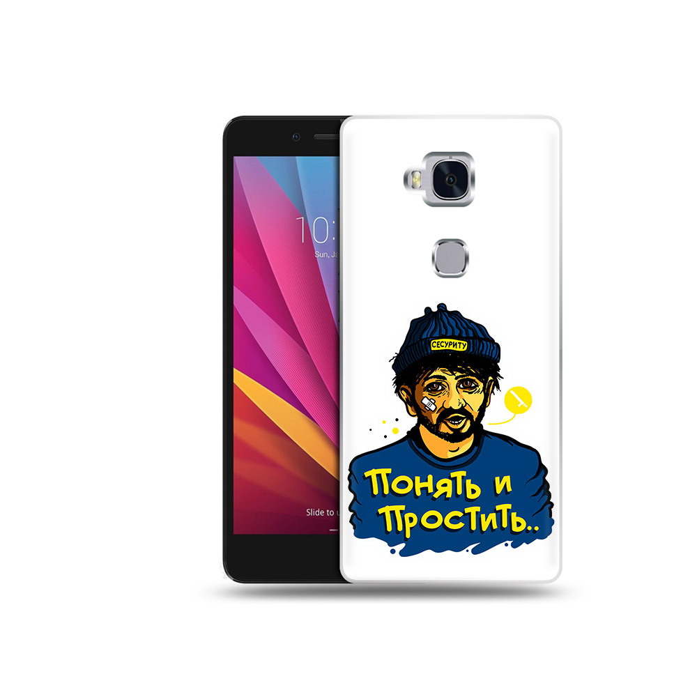 

Чехол MyPads Tocco для Honor 5X понять и простить (PT24996.45.550), Прозрачный, Tocco