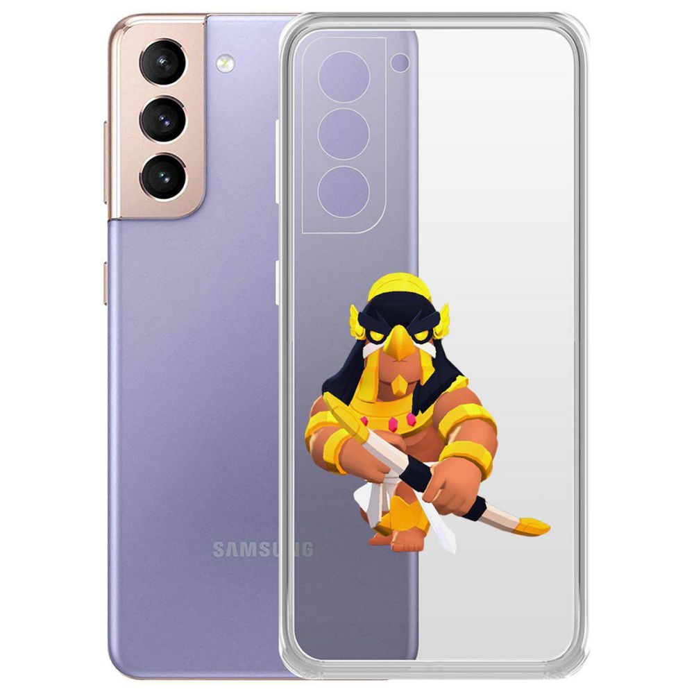 

Чехол-накладка Brawl Stars-Бо Хорус для Samsung Galaxy S21+ (G996)
