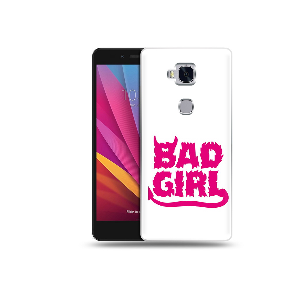 

Чехол MyPads Tocco для Honor 5X плохая девочка (PT24996.45.545), Прозрачный, Tocco
