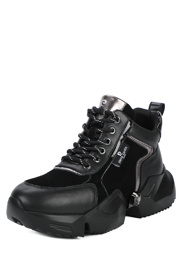 

Кроссовки женские Pierre Cardin 204702 черные 39 RU, Черный, 204702