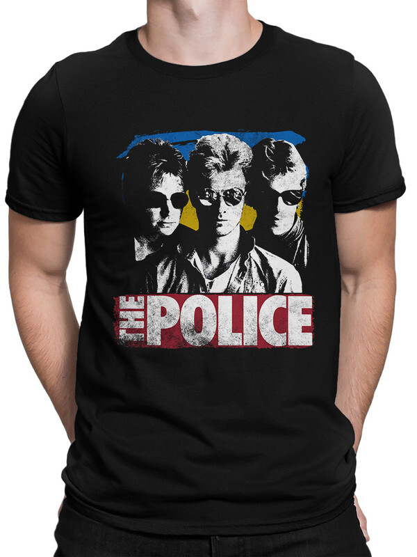 фото Футболка мужская design heroes the police черная xs