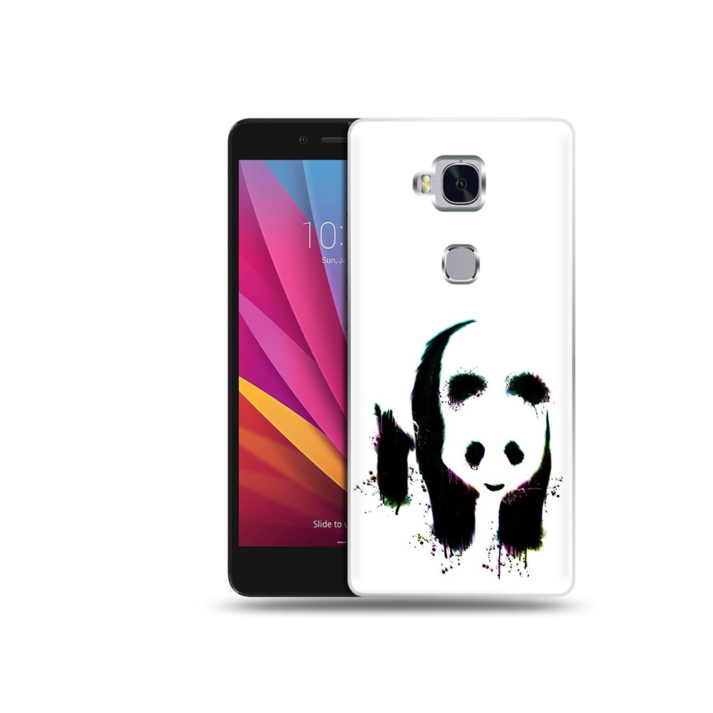 

Чехол MyPads Tocco для Honor 5X панда в акварели (PT24996.45.532), Прозрачный, Tocco