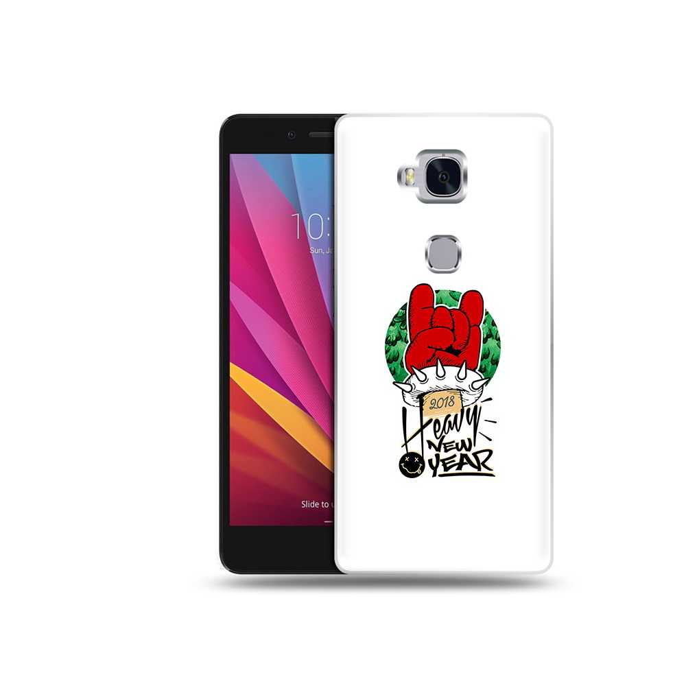 

Чехол MyPads Tocco для Honor 5X Гангстер новый год (PT24996.45.53), Прозрачный, Tocco