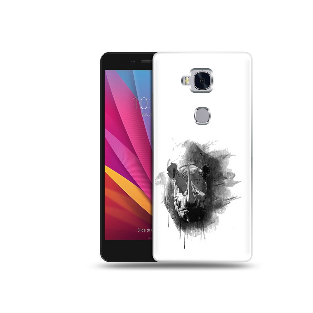 Чехол MyPads Tocco для Honor 5X носорог (PT24996.45.523)