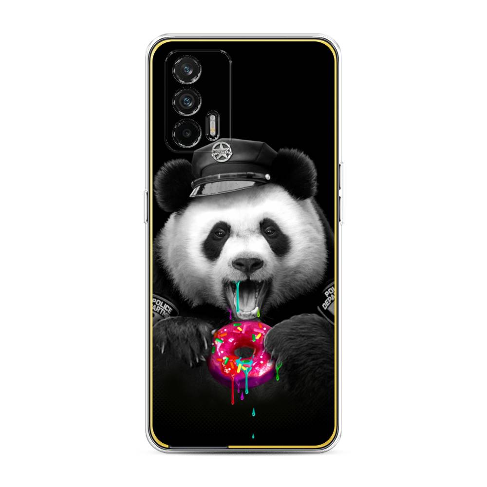 

Чехол Awog на Realme GT "Панда police", Разноцветный, 256350-2