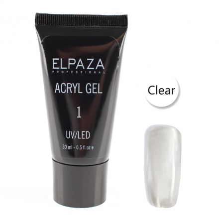 

Акрил-гель для моделирования ногтей Elpaza, Clear, 30 мл