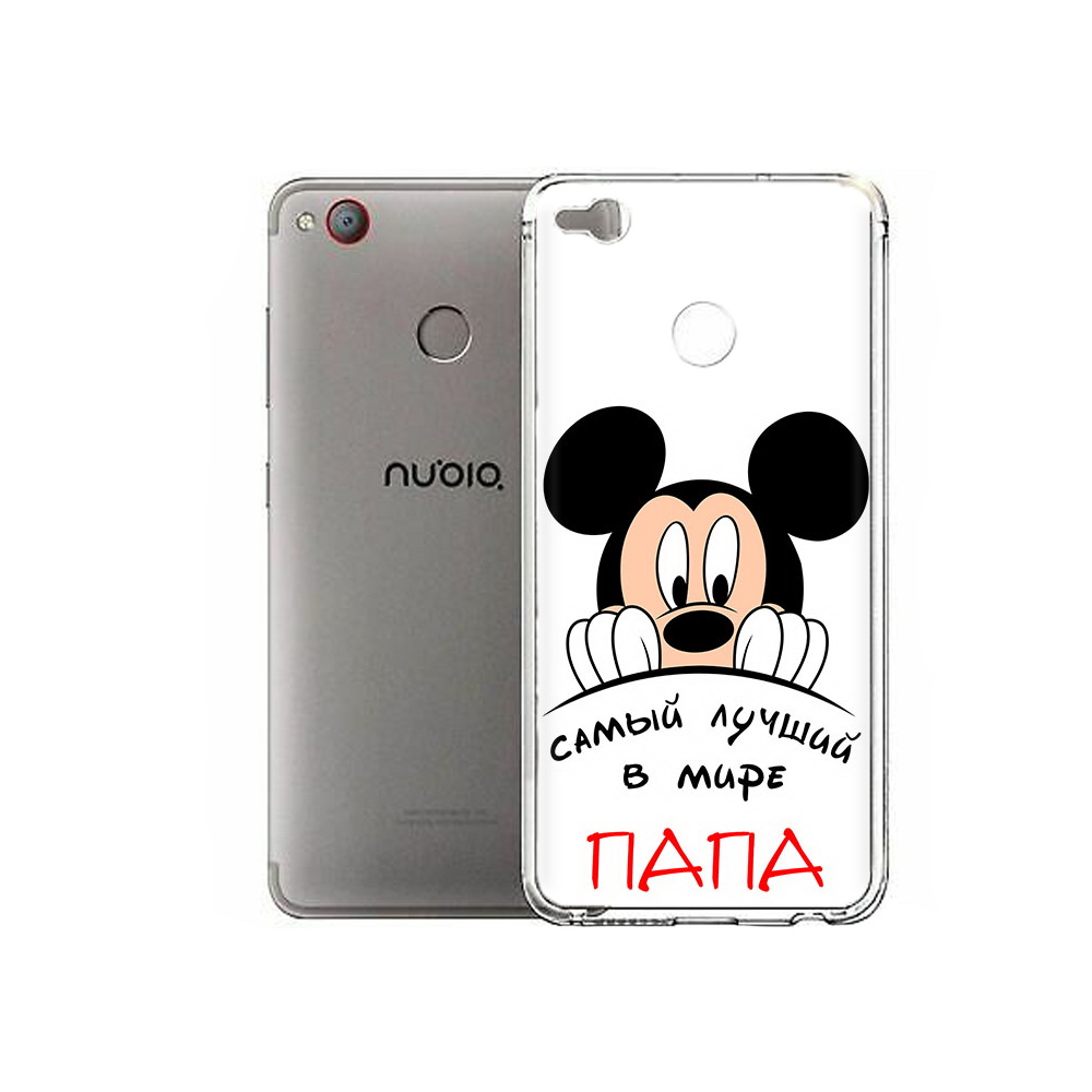 Чехол MyPads Tocco для ZTE Nubia Z11 Mini Самай лучший папа Микки Маус (PT53565.450.151)