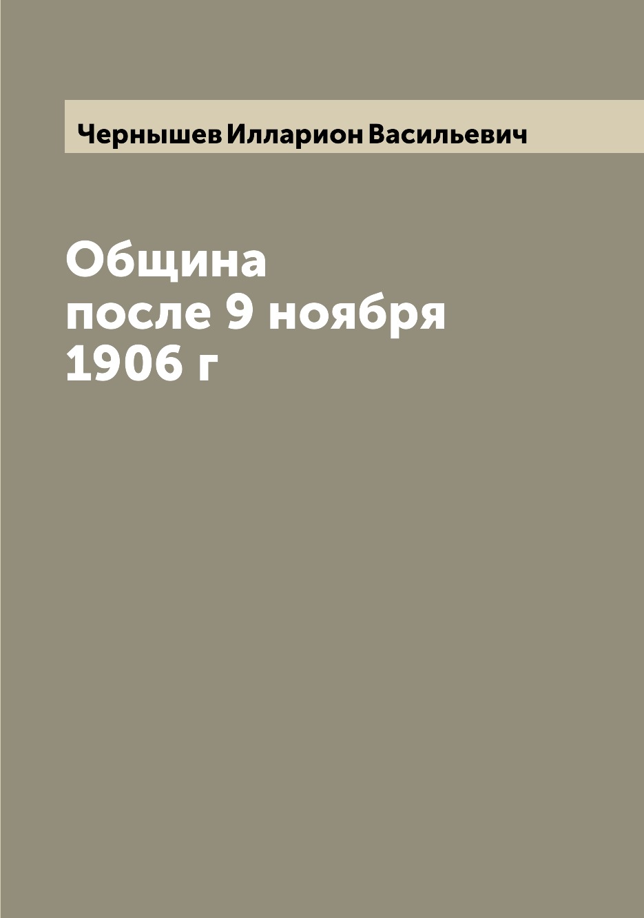 

Община после 9 ноября 1906 г