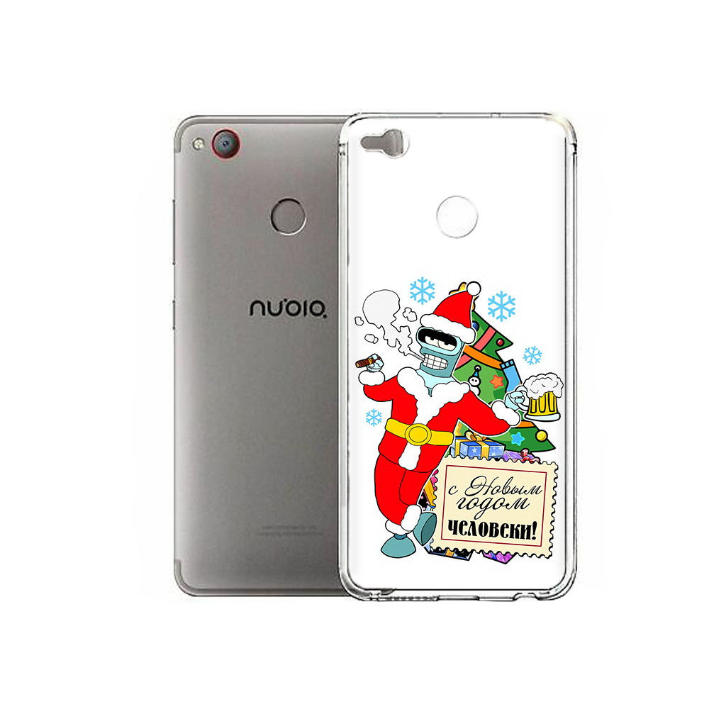 

Чехол MyPads Tocco для ZTE Nubia Z11 Mini С новым годом человеки (PT53565.450.150), Tocco