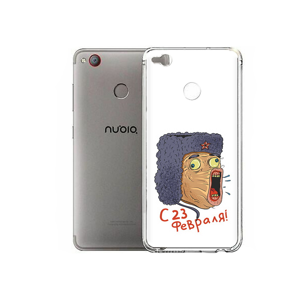 

Чехол MyPads Tocco для ZTE Nubia Z11 Mini 23 февраля смешная эмоция (PT53565.450.15), Tocco