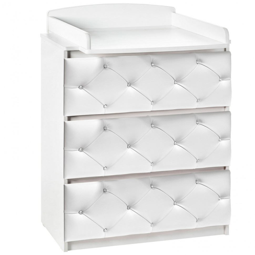 Комод детский Островок уюта Eva Vip белый